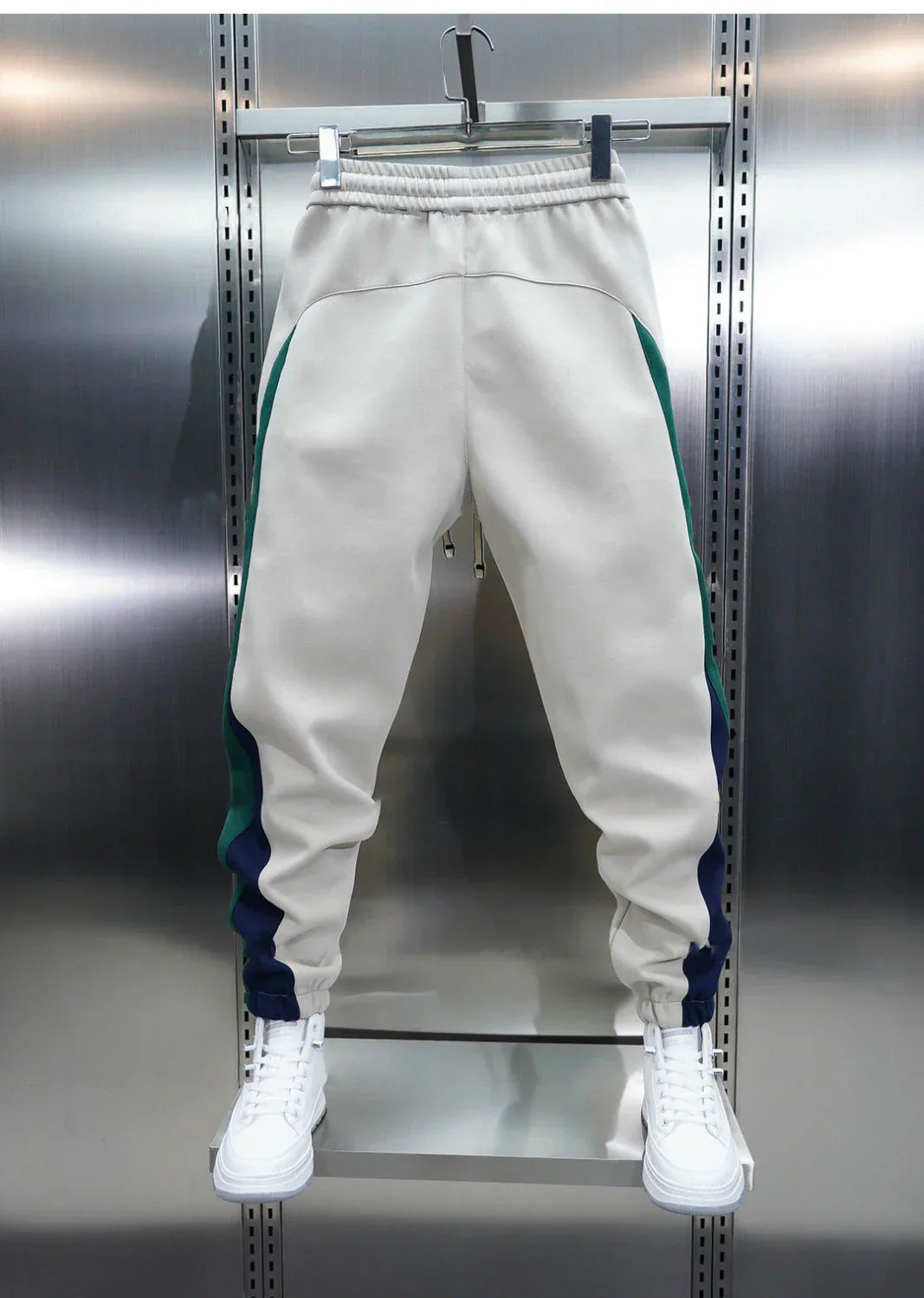 Laurent™ | Fashionabla byxor med kontrastremsor