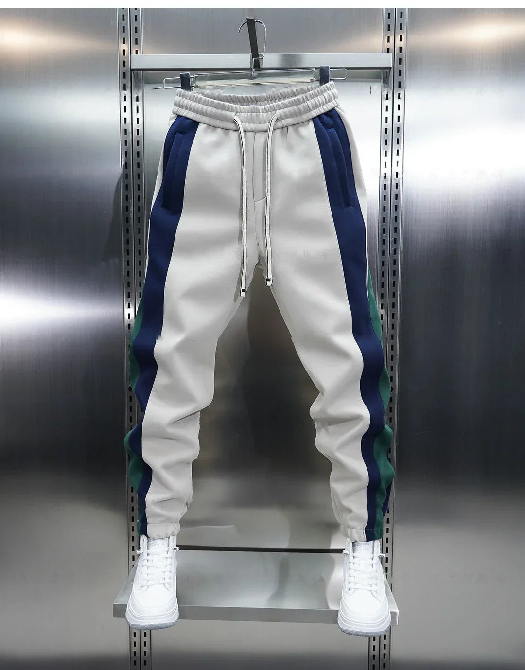 Laurent™ | Fashionabla byxor med kontrastremsor