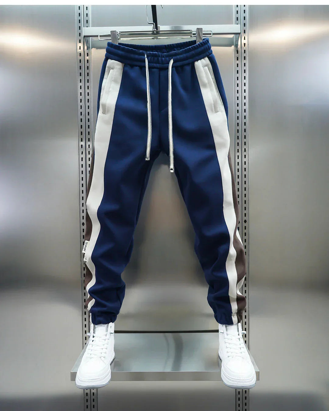 Laurent™ | Fashionabla byxor med kontrastremsor