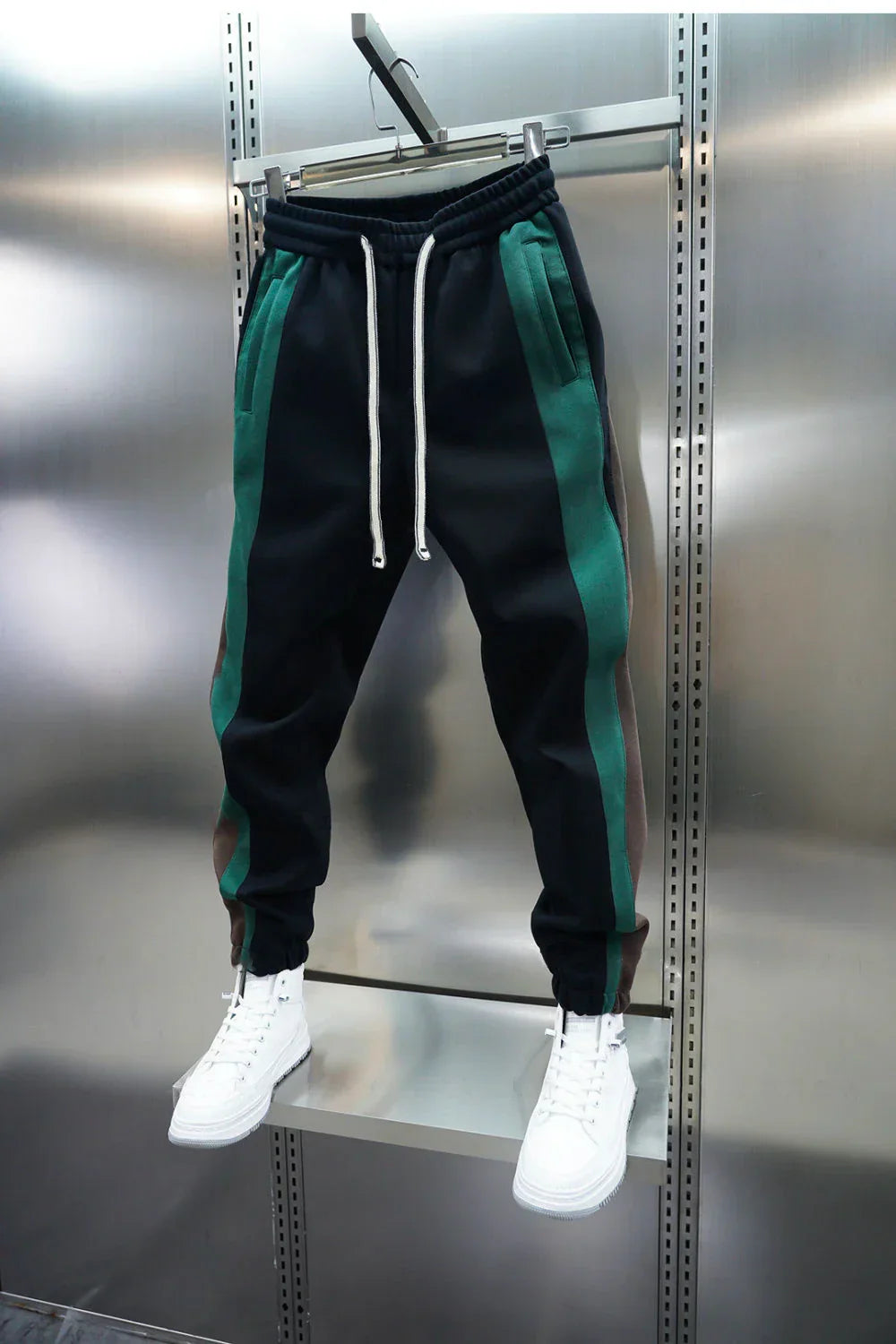 Laurent™ | Fashionabla byxor med kontrastremsor