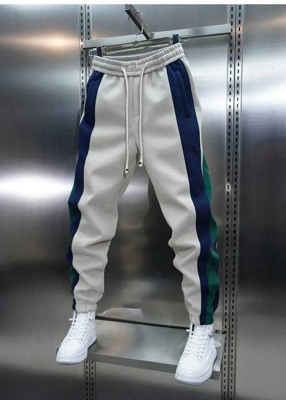 Laurent™ | Fashionabla byxor med kontrastremsor